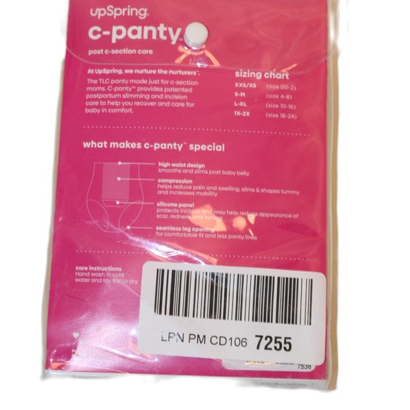 Up Spring C-Panty Post C-Section-Care Size S/M 2-8 - Picture 2 of 14